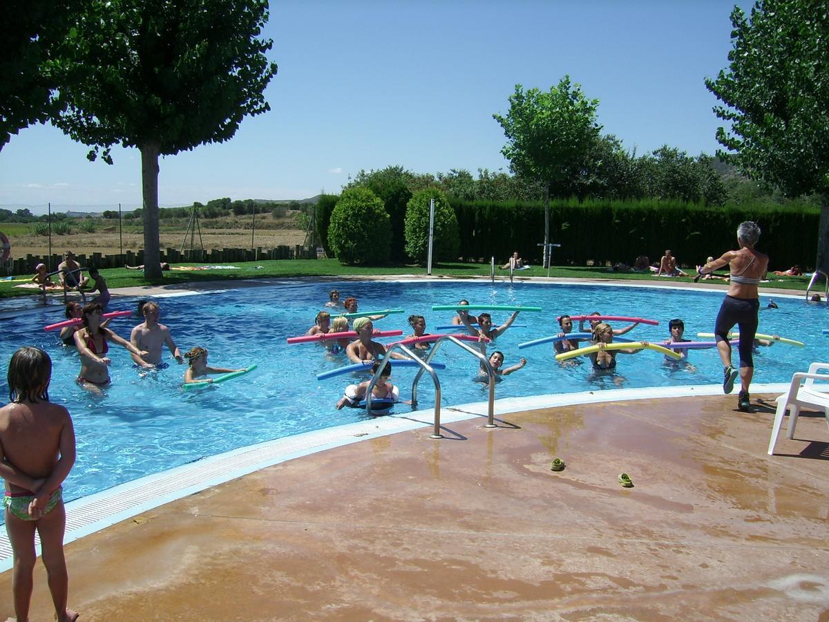 La Noguera Camping Hotel Sant Llorenc de Montgai ภายนอก รูปภาพ